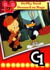 Daffy Duck Dressed as Bugs